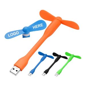 Mini USB Fan with 3-Way Connector