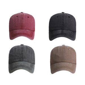 Washed Plain Baseball Cap