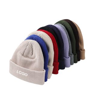 Knitted Cuffed Skull Cap