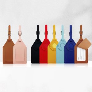 Slim PU Luggage Tag 4.92×2.76 inches