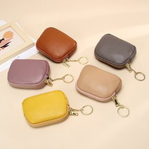 Leather Coin Purse Wallet