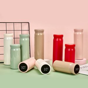 Coffee thermos with LED Temperature Display