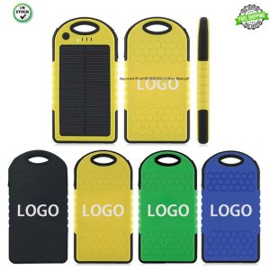 5000mAh Portable Solar Power Bank