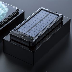10000mAh Portable Solar Power Bank with LED Light