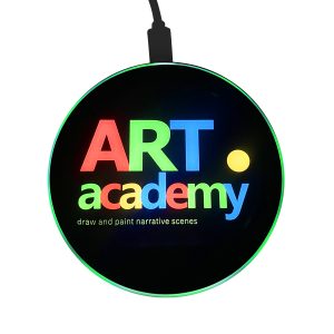 Colorful Glowing 15W Qi Fast Wireless Charger