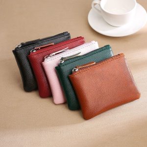 Portable PU Leather Coin Purse