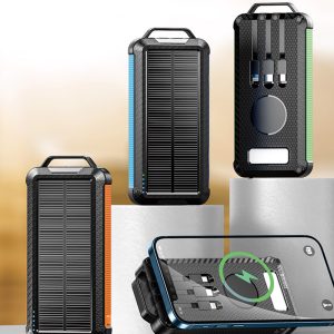 10000mAh Portable Solar Power Bank