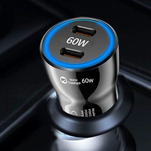 2 Ports Car Charger Adapter