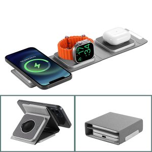 3 IN 1 15W Foldable Wireless Charger