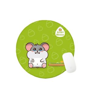 Round Overlocked Mouse Pad 7.87in