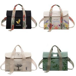 Structured Canvas Tote Bag