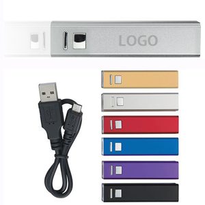 2200mAh Aluminium Portable Power Bank