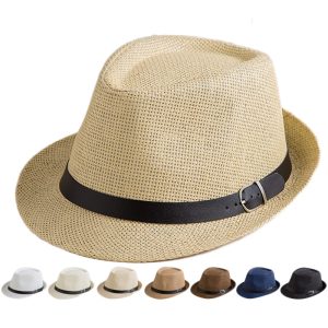 Straw Fedora Hat