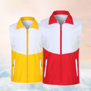 Zip-Up Vest with Pockets
