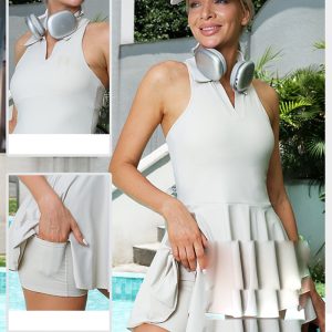 V Neck Golf Outfits
