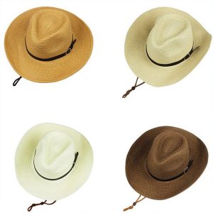 Straw Fedora Hat