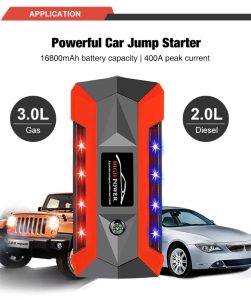 600A Peak Current Jump Starter